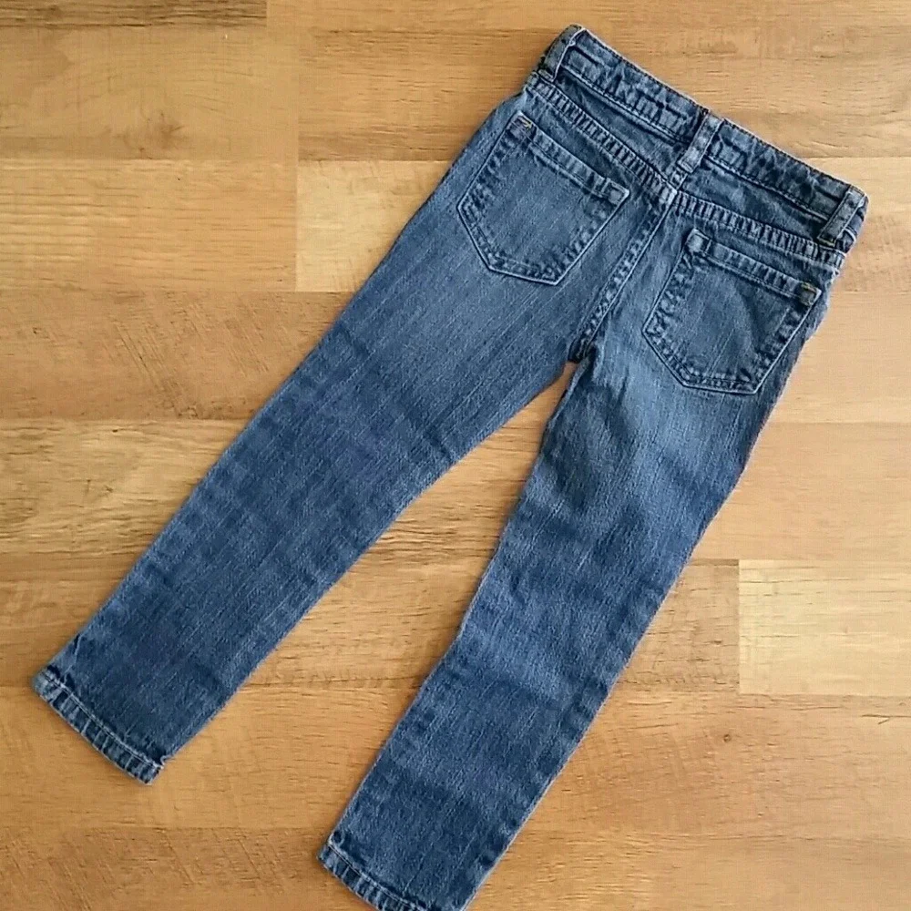 Childrens Place Navy‎ Rosette Turtleneck with Cherokee Jeans Outfit Size 4